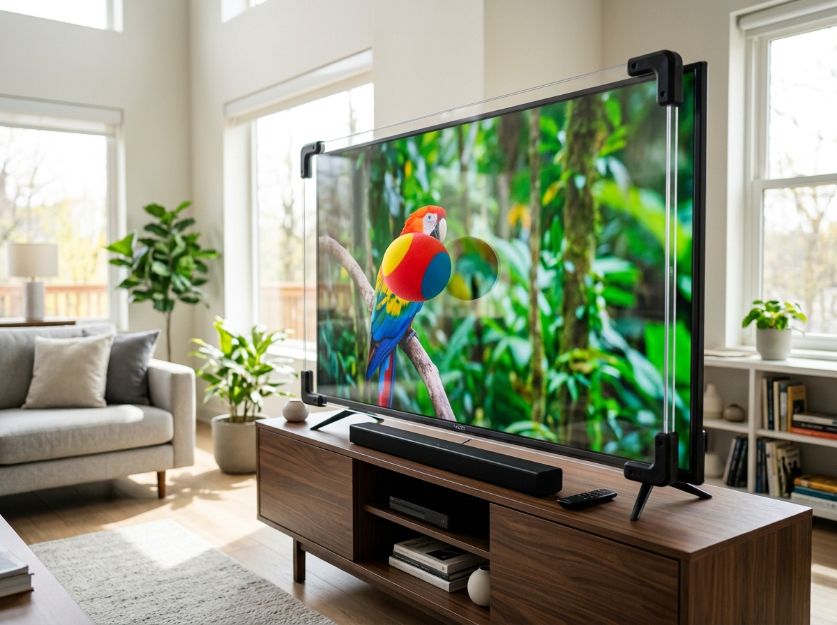 TitanGuard Heavy-Duty Impact TV Screen Shield